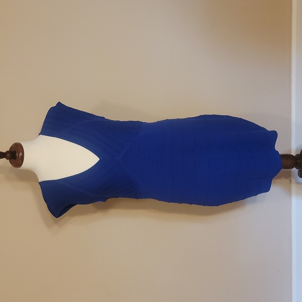 Royal Blue Sweater Dress